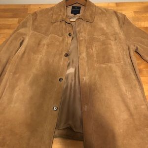 Brooks Brothers Suede Jacket worn once - medium